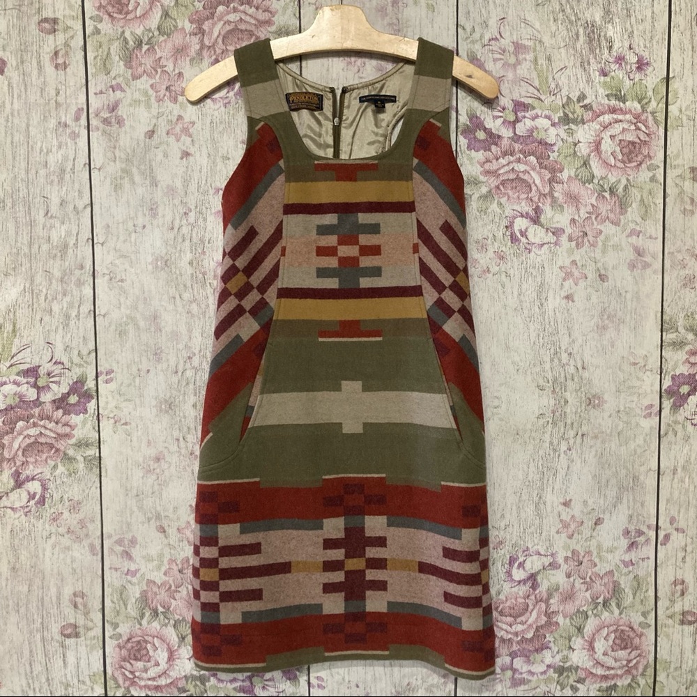 Pendleton wool dress.